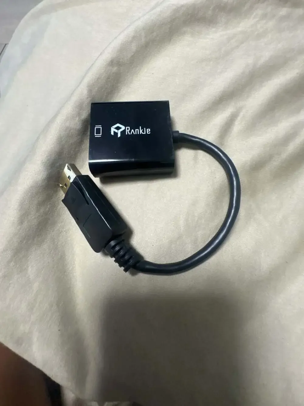 Rankie DisplayPort to VGA Adapter (Male to Female) 1080P Video Converter